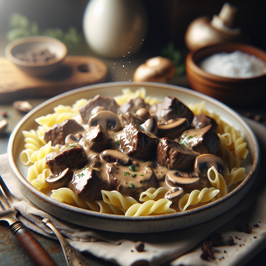 Beef Stroganoff
